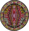 Sedona Vista Collection Area Rug -  Anasazi Round Multi  lifestyle 43