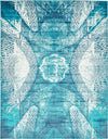 Riviera Elegance Collection Area Rug -  Nice Rectangle Turquoise  lifestyle 5