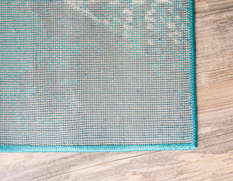 Riviera Elegance Collection Area Rug -  Nice Runner Turquoise  lifestyle 8