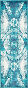 Riviera Elegance Collection Area Rug -  Nice Runner Turquoise Main