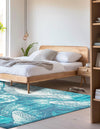 Riviera Elegance Collection Area Rug -  Nice Rectangle Turquoise  lifestyle 13