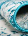 Riviera Elegance Collection Area Rug -  Nice Rectangle Turquoise  lifestyle 21