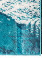 Riviera Elegance Collection Area Rug -  Nice Rectangle Turquoise  lifestyle 22