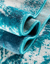 Riviera Elegance Collection Area Rug -  Nice Rectangle Turquoise  lifestyle 47