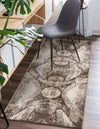 Riviera Elegance Collection Area Rug -  Nice Runner Brown  lifestyle 5