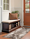 Riviera Elegance Collection Area Rug -  Nice Runner Brown  lifestyle 25