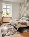 Riviera Elegance Collection Area Rug -  Nice Rectangle Brown  lifestyle 16