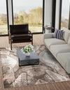 Riviera Elegance Collection Area Rug -  Nice Rectangle Brown  lifestyle 22