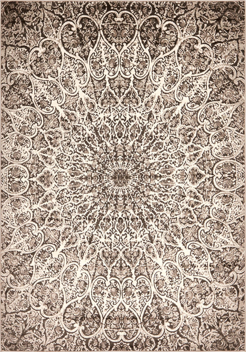 Riviera Elegance Collection Area Rug -  Eze Rectangle Brown  lifestyle 4