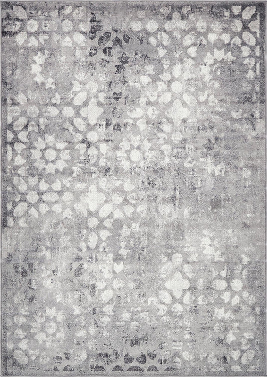 Riviera Elegance Collection Area Rug -  Vence Rectangle Dark Gray Main