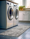 Riviera Elegance Collection Area Rug -  Vence Runner Dark Gray  lifestyle 15