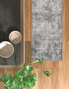 Riviera Elegance Collection Area Rug -  Vence Runner Dark Gray  lifestyle 19