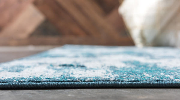 Riviera Elegance Collection Area Rug -  Grasse Runner Blue  lifestyle 3