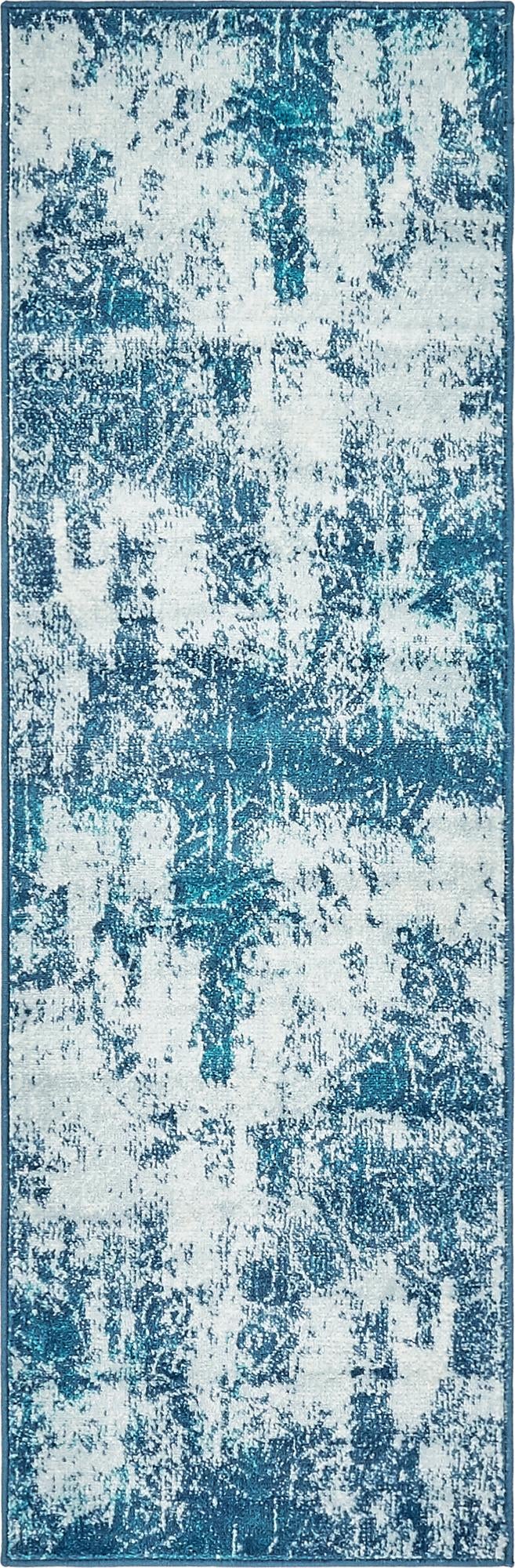Riviera Elegance Collection Area Rug -  Grasse Runner Blue Main