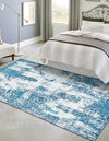 Riviera Elegance Collection Area Rug -  Grasse Rectangle Blue  lifestyle 10