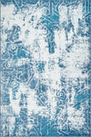 Riviera Elegance Collection Area Rug -  Grasse Rectangle Blue  lifestyle 4
