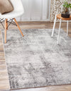 Riviera Elegance Collection Area Rug -  Grasse Rectangle Dark Gray  lifestyle 41