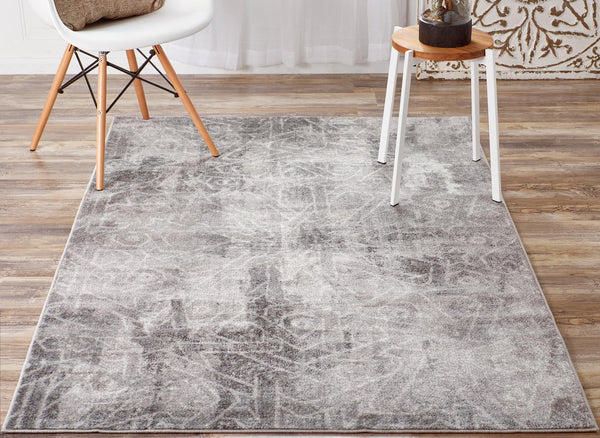 Riviera Elegance Collection Area Rug -  Grasse Rectangle Dark Gray  lifestyle 43