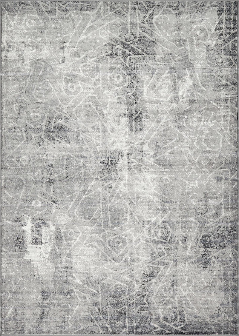 Riviera Elegance Collection Area Rug -  Grasse Rectangle Dark Gray Main