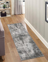 Riviera Elegance Collection Area Rug -  Grasse Runner Dark Gray  lifestyle 0