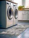 Riviera Elegance Collection Area Rug -  Grasse Runner Dark Gray  lifestyle 13