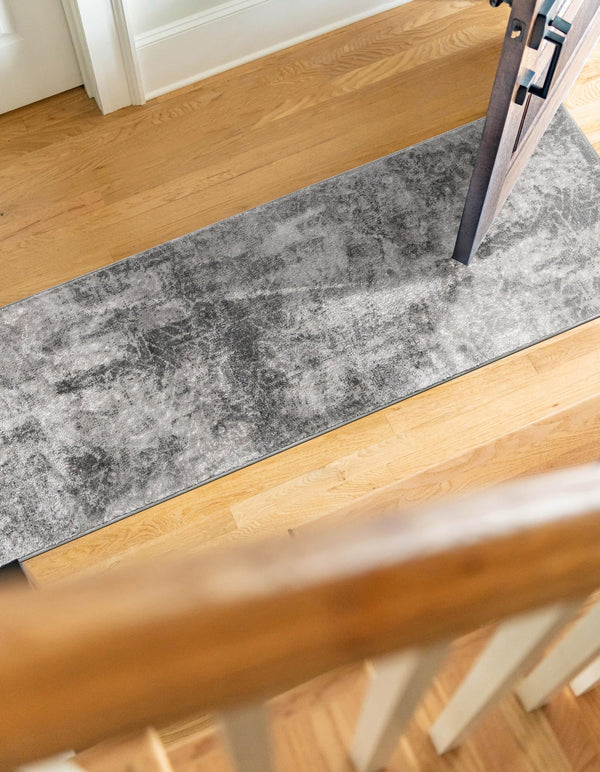 Riviera Elegance Collection Area Rug -  Grasse Runner Dark Gray  lifestyle 16
