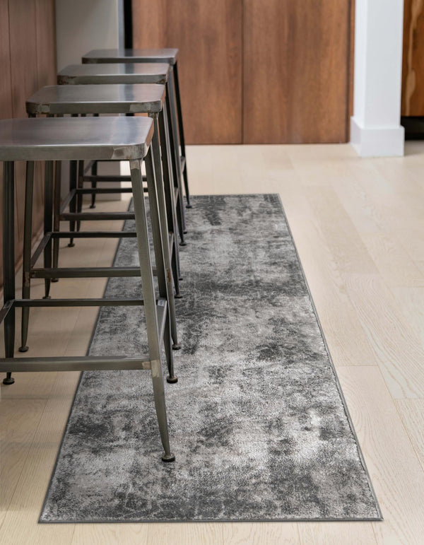 Riviera Elegance Collection Area Rug -  Grasse Runner Dark Gray  lifestyle 25