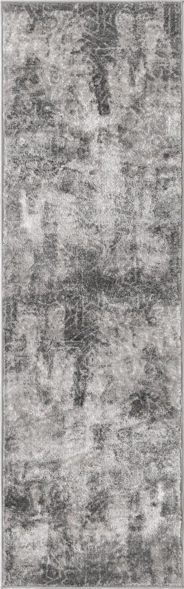 Riviera Elegance Collection Area Rug -  Grasse Runner Dark Gray Main
