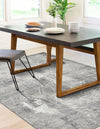 Riviera Elegance Collection Area Rug -  Grasse Rectangle Dark Gray  lifestyle 17