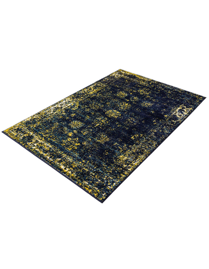 Riviera Elegance Collection Area Rug - Antibes (Navy Blue) Rectangle Navy Blue  lifestyle 4