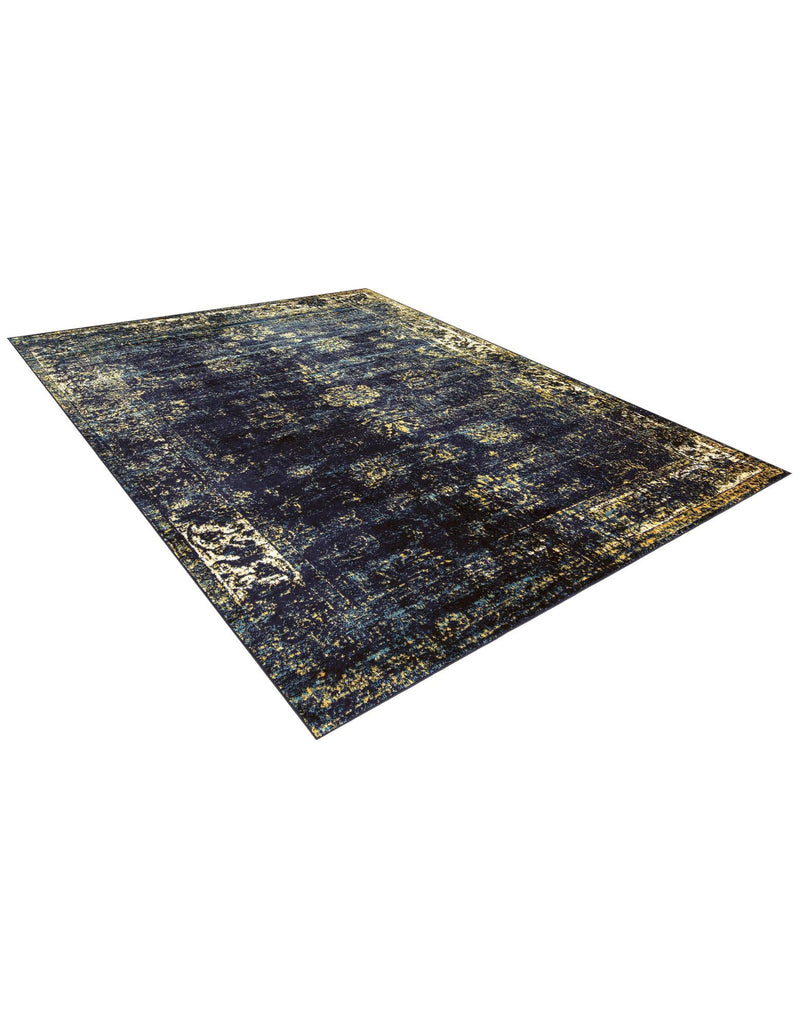 Riviera Elegance Collection Area Rug - Antibes (Navy Blue) Rectangle Navy Blue  lifestyle 7