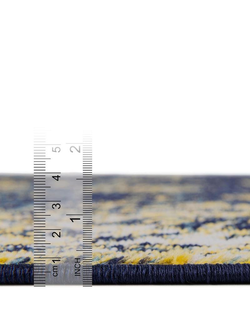 Riviera Elegance Collection Area Rug - Antibes (Navy Blue) Rectangle Navy Blue  lifestyle 22