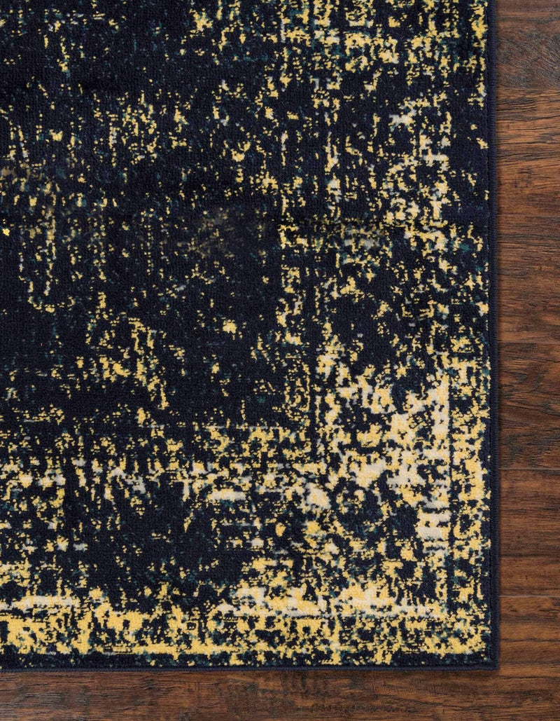 Riviera Elegance Collection Area Rug - Antibes (Navy Blue) Rectangle Navy Blue  lifestyle 24