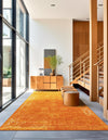 Riviera Elegance Collection Area Rug - Antibes (Orange) Rectangle Orange  lifestyle 9