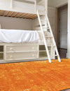 Riviera Elegance Collection Area Rug - Antibes (Orange) Rectangle Orange  lifestyle 13
