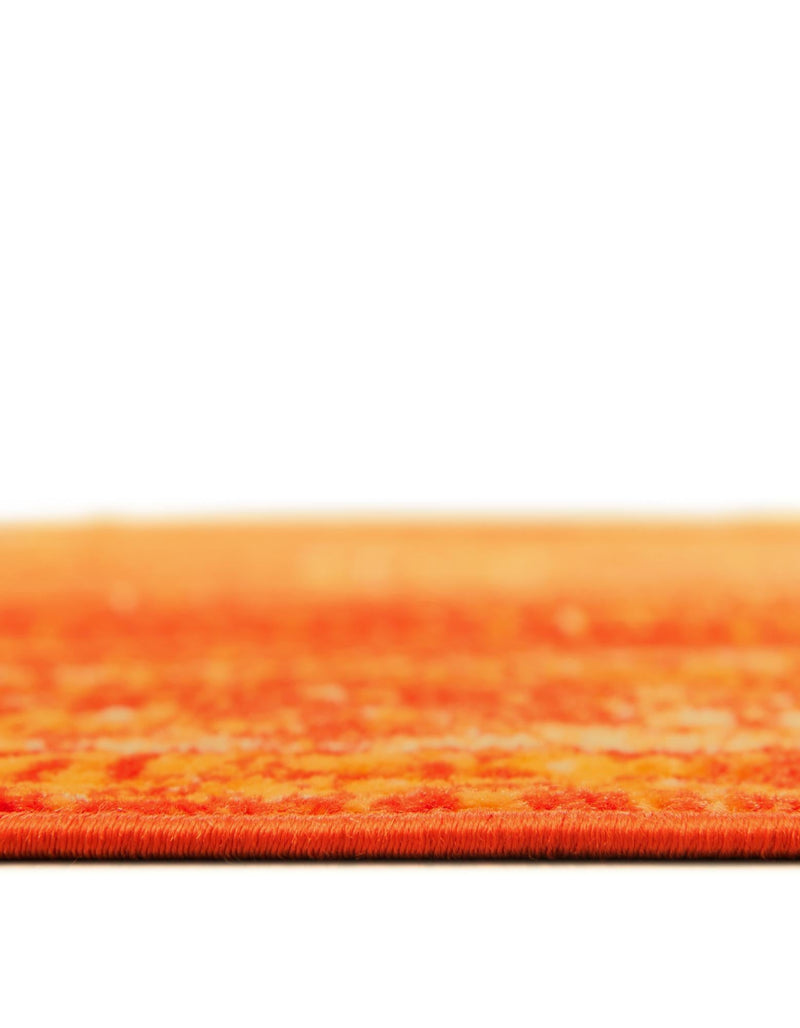 Riviera Elegance Collection Area Rug - Antibes (Orange) Rectangle Orange  lifestyle 15