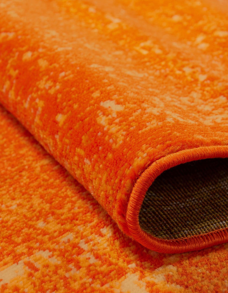 Riviera Elegance Collection Area Rug - Antibes (Orange) Rectangle Orange  lifestyle 16
