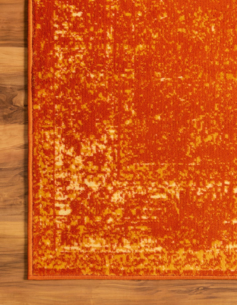 Riviera Elegance Collection Area Rug - Antibes (Orange) Rectangle Orange  lifestyle 17