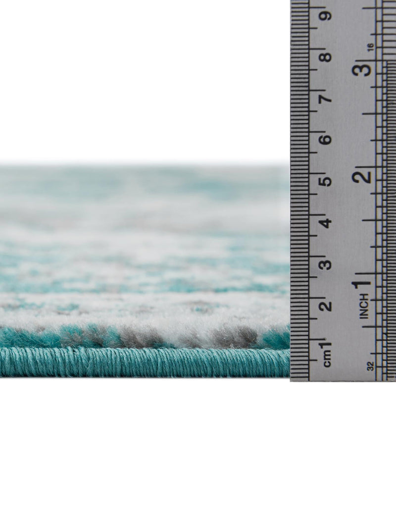 Riviera Elegance Collection Area Rug -  Menton (Turquoise) Rectangle Turquoise  lifestyle 23