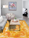 Riviera Elegance Collection Area Rug -  Menton (Orange) Rectangle Orange  lifestyle 19