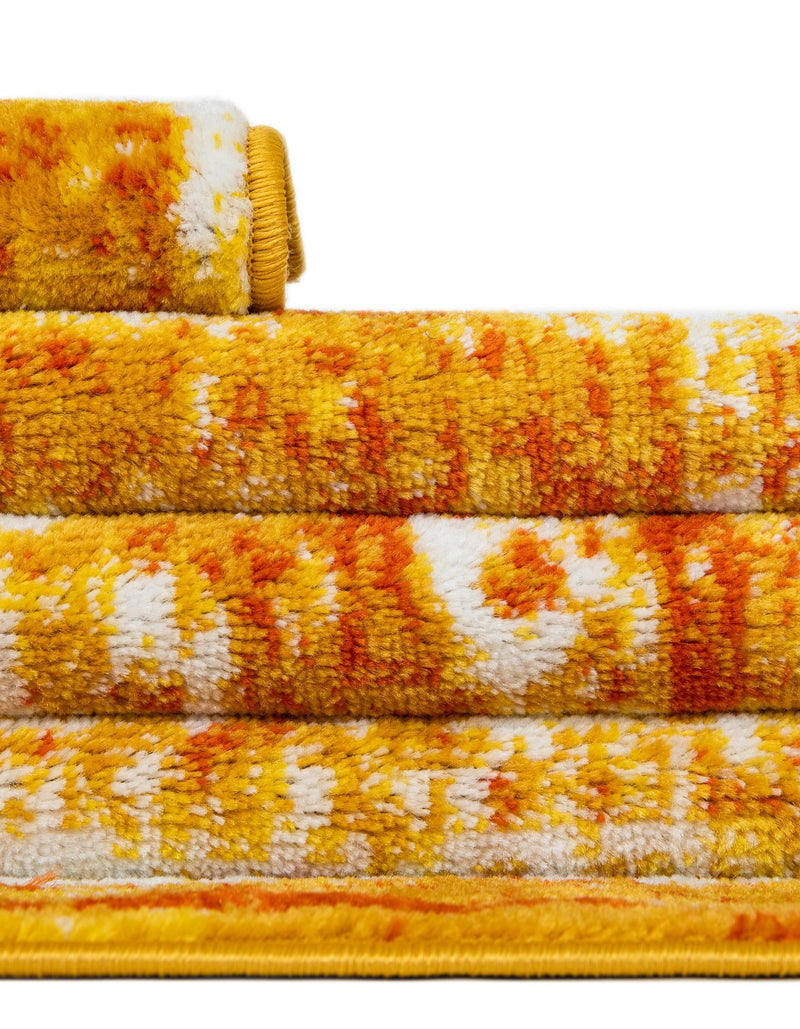 Riviera Elegance Collection Area Rug -  Menton (Orange) Rectangle Orange  lifestyle 29