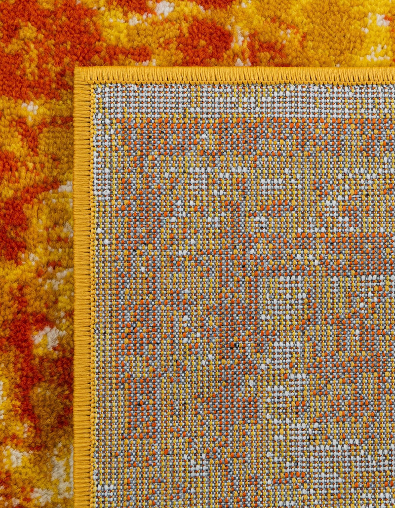 Riviera Elegance Collection Area Rug -  Menton (Orange) Rectangle Orange  lifestyle 19