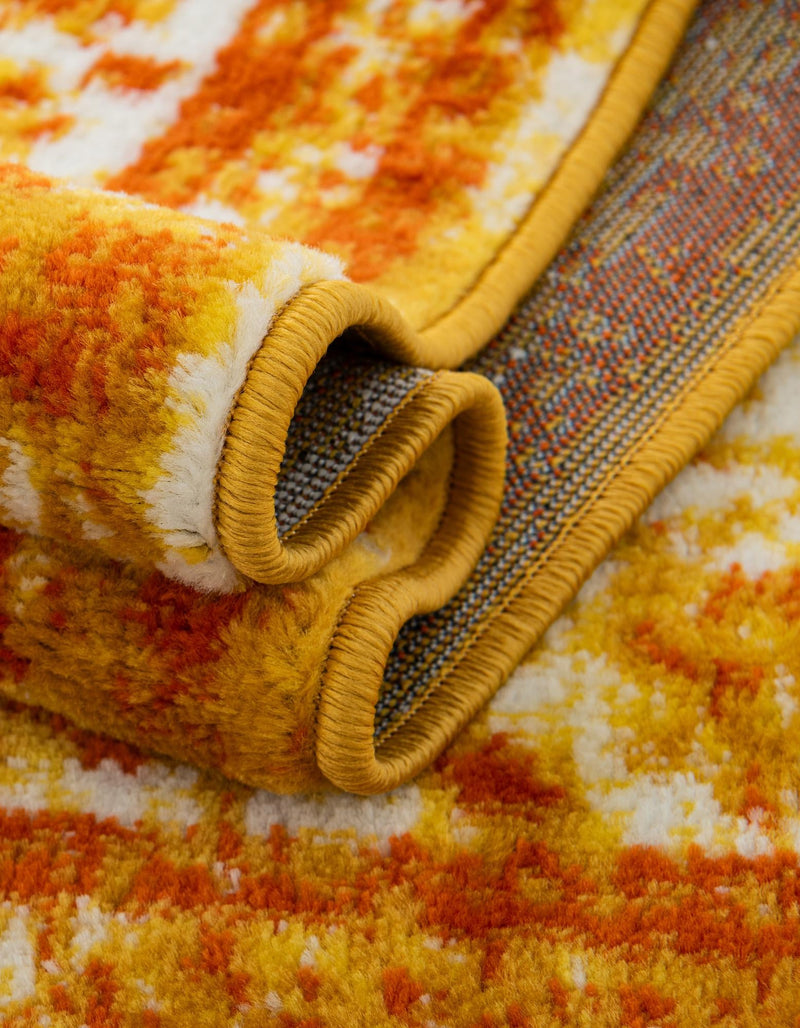 Riviera Elegance Collection Area Rug -  Menton (Orange) Rectangle Orange  lifestyle 23