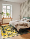 Riviera Elegance Collection Area Rug -  Menton (Navy Blue) Rectangle Navy Blue  lifestyle 9