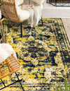 Riviera Elegance Collection Area Rug -  Menton (Navy Blue) Rectangle Navy Blue  lifestyle 17