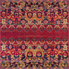 Chateau Elegance Collection Area Rug -  Fontainebleau Square Red  lifestyle 14