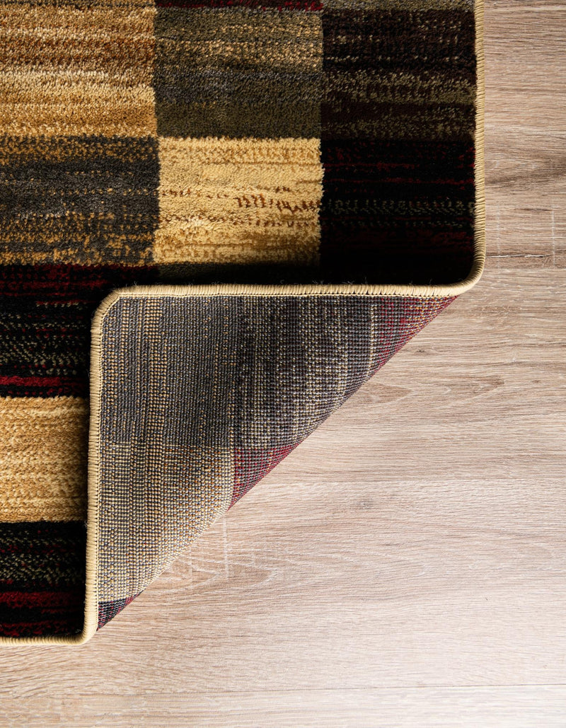 Bistro Lounge Collection Area Rug - Espresso Rectangle Multi  lifestyle 8