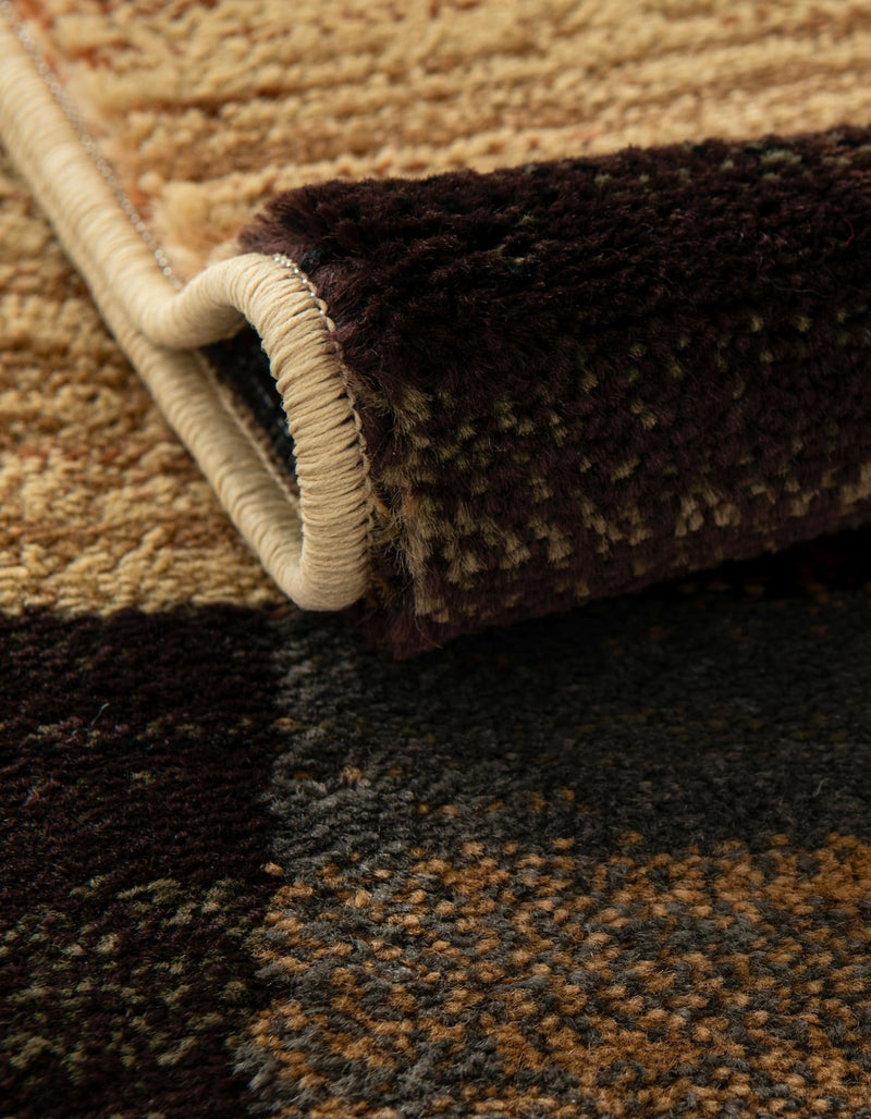 Bistro Lounge Collection Area Rug - Espresso Rectangle Multi  lifestyle 21