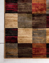 Bistro Lounge Collection Area Rug - Espresso Rectangle Multi  lifestyle 22