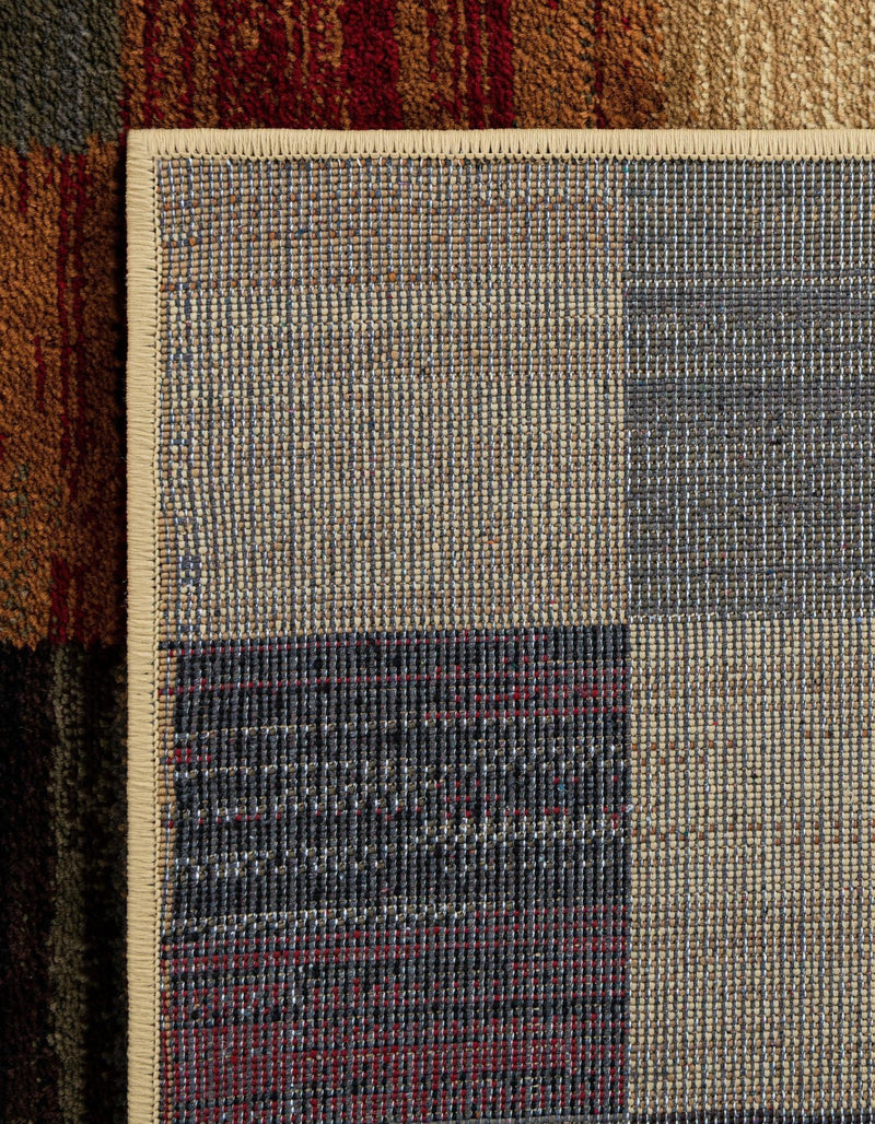 Bistro Lounge Collection Area Rug - Espresso Rectangle Multi  lifestyle 23